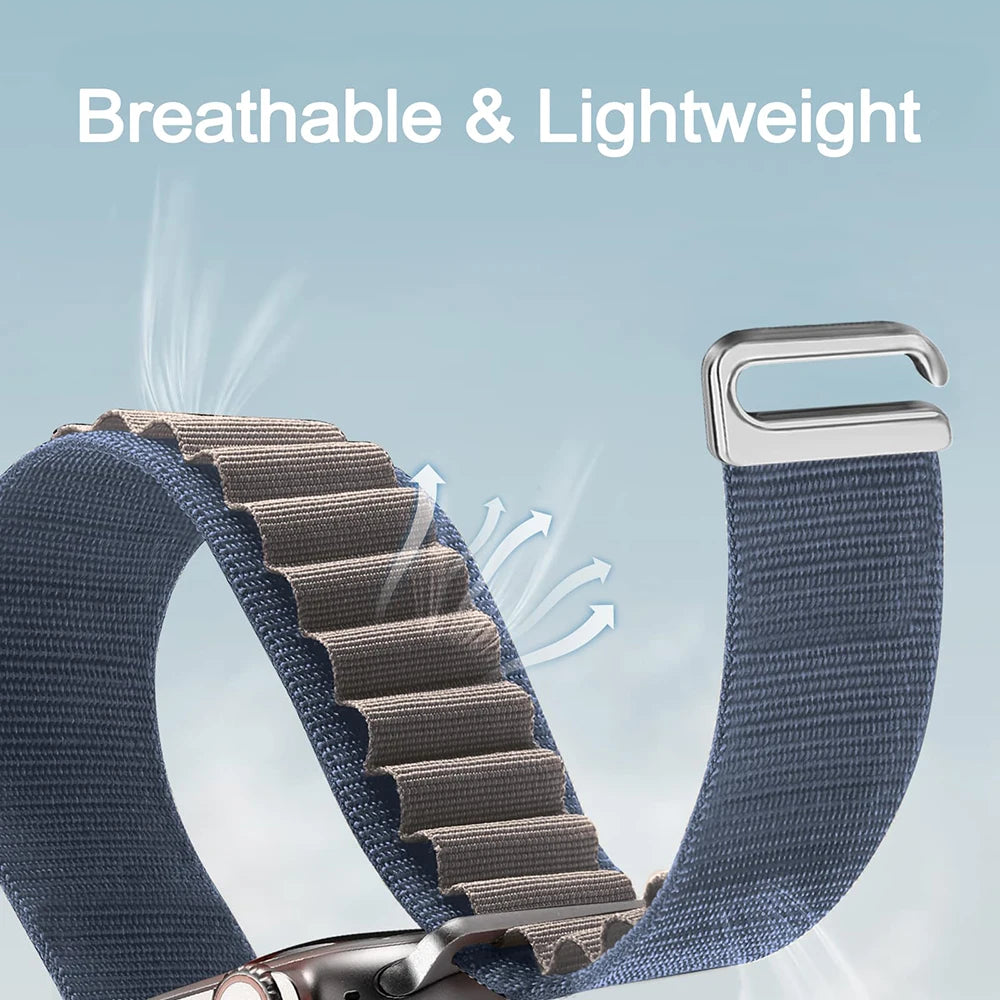 Alpine loop band for Apple watch strap 49mm 44mm 40mm 45mm 41mm 42mm 38mm 40 44 45 mm bracelet iWatch Ultra series 7 6 5 3 se 8