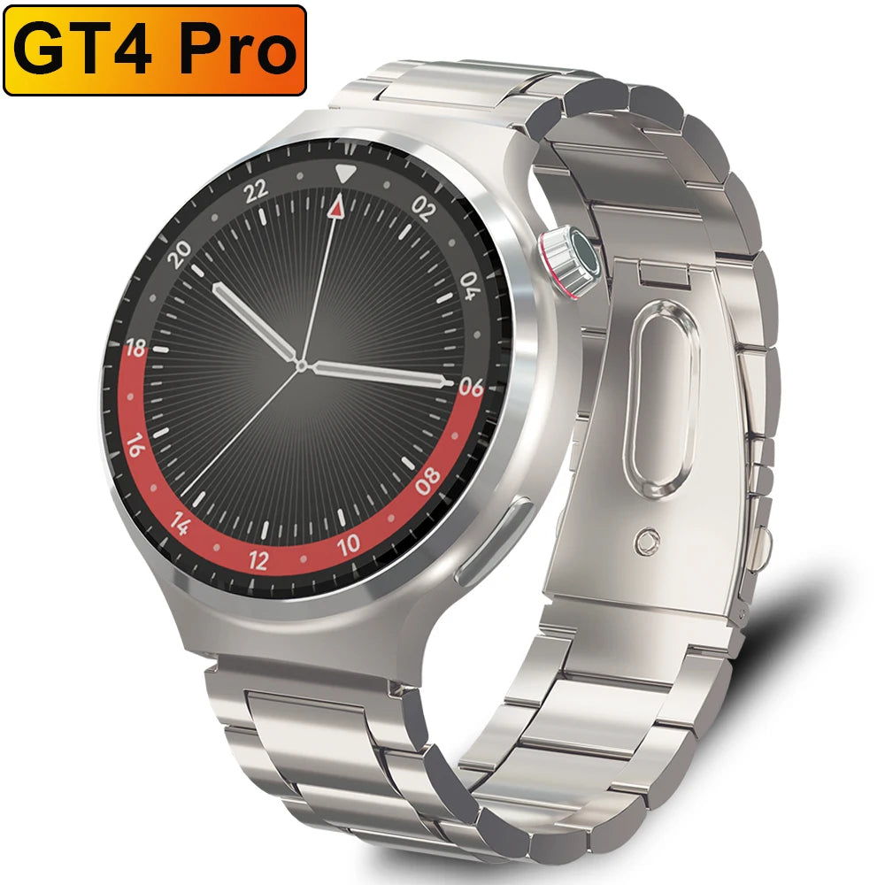 2024 New Smart Watch GT4 Pro Smart Watch Men IP68 Waterproof Fitness Watches HD Screen BT Call Smartwatch Mens for Android IOS