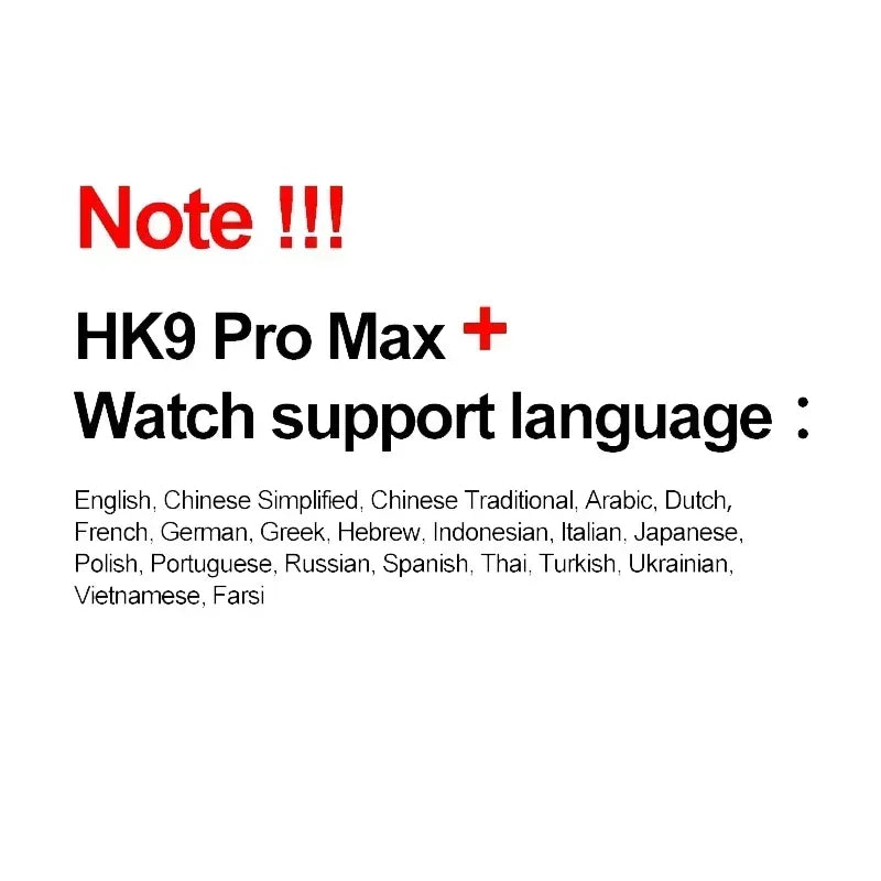 2024 HK9 Pro Max+ Gen4 AMOLED Smart Watch Men Women Photo Album NFC Compass Chat GPT Smartwatch Heart Rate Sport Watch Upgraded