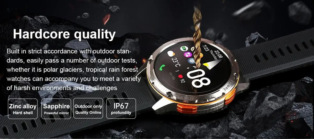 FLIEKEU 2024  Smart Watch Men IP68 Waterproof Sports Bluetooth Call  Smart Watches Man Gold Stainless Steel  smartwatch Men