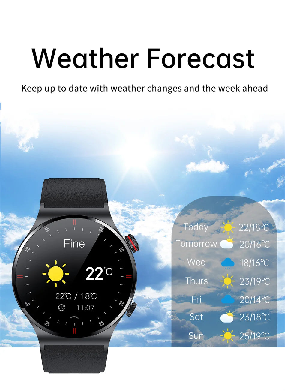 2024 New GPS ECG+PPG Bluetooth Call Smart Watch Men Sports Health NFC Waterproof Custom Watches Men Smartwatch For HUAWEI Xiaomi