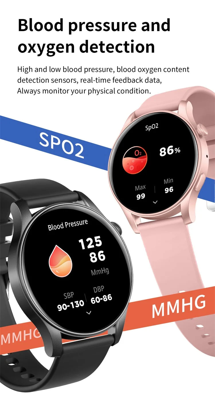 SKMEI 2024 Smartwatch 1.43'' AMOLED Display 107 Sports Modes Voice Calling Smart Watch Men Women Military Fun Games Wristwatches