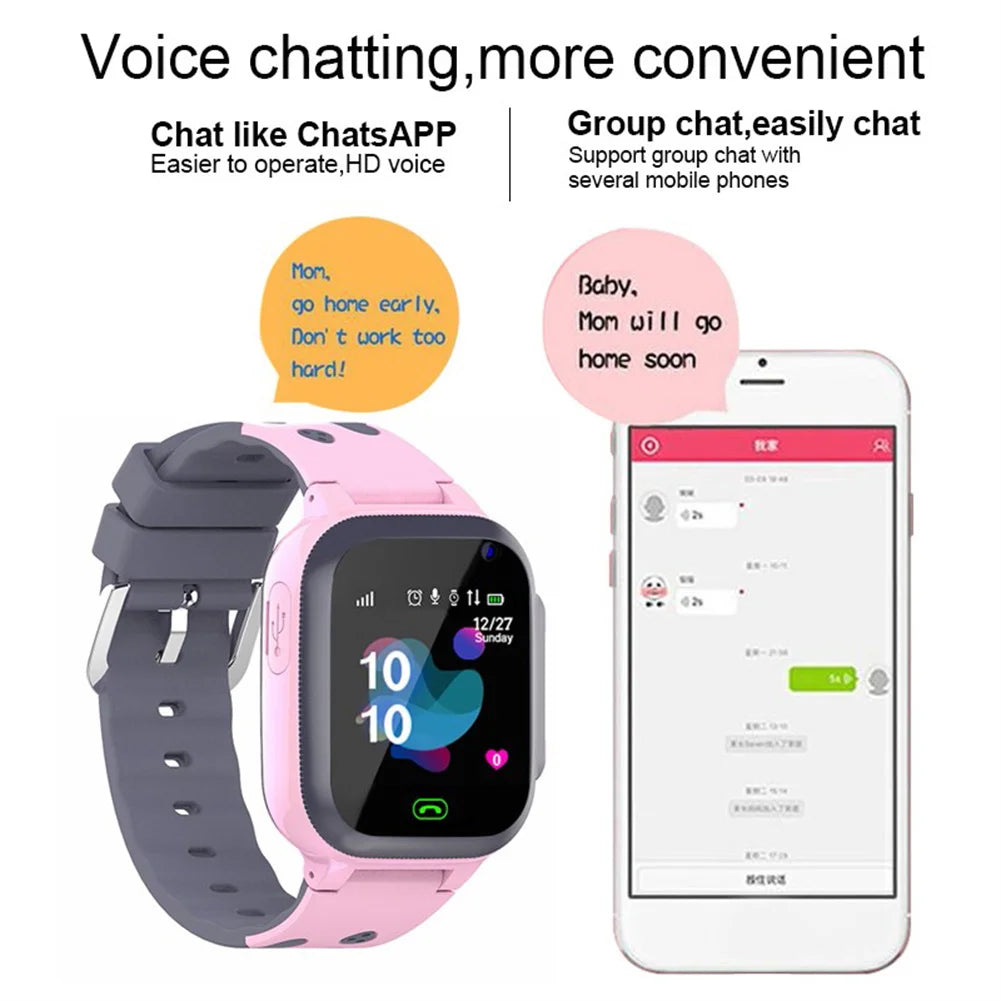 S1 Kids Smart Watch Sim Card Call Smartphone With Light Touch-screen Waterproof Watches English Version