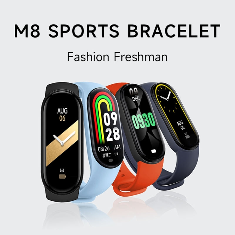 M8  Watch Men Women Smartband Heart Rate Smartwatch Fitness Tracker Blood Pressure Sport  Bracelet For Sport