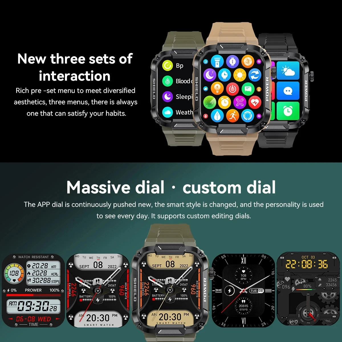 2024 Smart Watch Men 1.85" Bluetooth Call Waterproof 400mAh Blood Pressure AI Voice Outdoor Fitness Tracker Sports Smartwatch