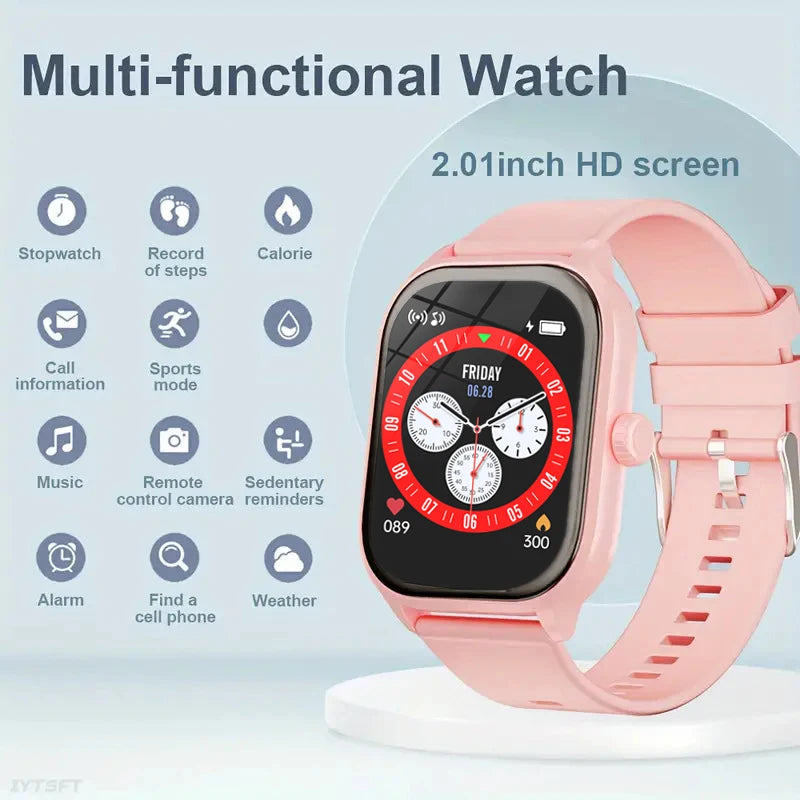 Smart Watch For Men Women Gift For Xiaomi Full Touch Screen Sport Fitness Watches BT Call Digital Smartwatch Wristwatch 2024 New