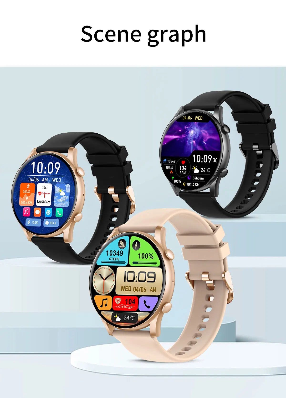 LIGE 2024 Bluetooth Call Smartwatch 1.43'' AMOLED HD Screen Smart Watch for Women Ladies Wristwatch Men Smart Watches, Free Ship