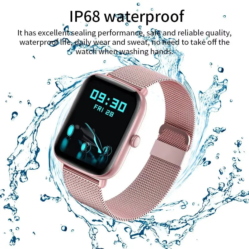 2024 LIGE Smart Watch For Woman Heart Rate Monitoring Men Sport Watches IP68 Waterproof Women Smartwatch Reloj Inteligente Mujer