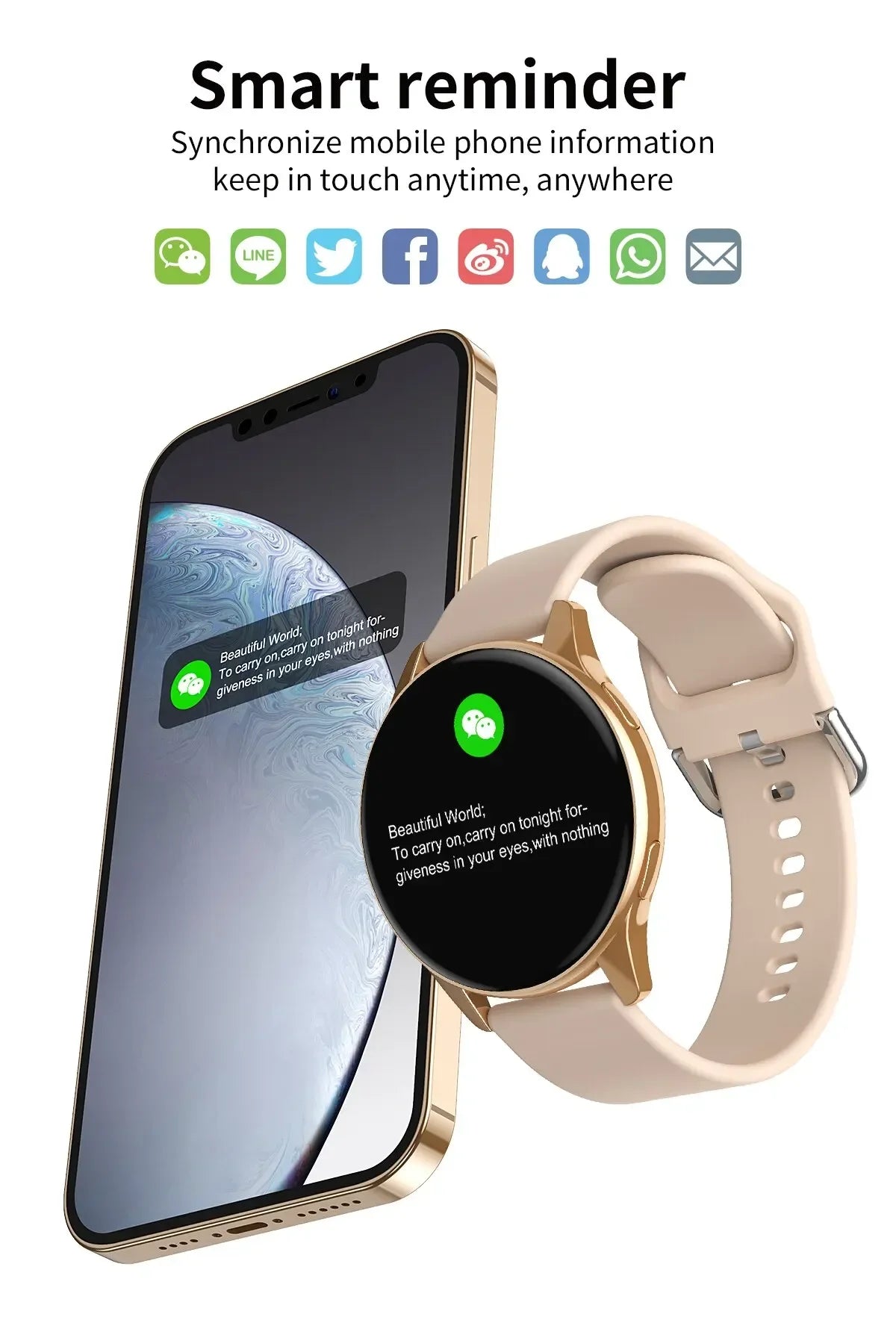 2024 Women Bluetooth Call Smart Watch HeartRate Blood Pressure Monitoring Smartwatches Waterproof Men Smartwatch For Samsung IOS