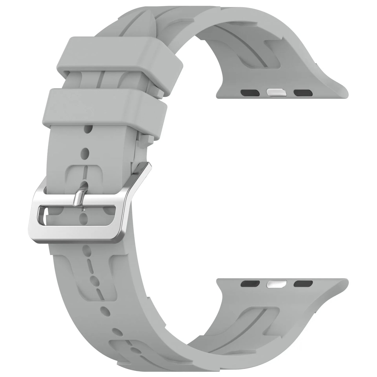 Silicone Strap for Apple Watch 45mm 41mm 49mm 44mm 40mm 42mm 38mm Sport Watchband iWatch Series Ultra 9 8 7 6 5 4 SE 44 45 Band