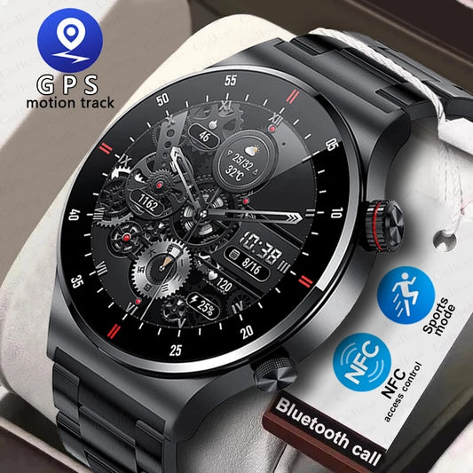 ECG+PPG Smartwatch Men Customized Dial Sports Fitness Waterproof Voice Assistant Bluetooth Call Smart Watch Men Women 2024 New