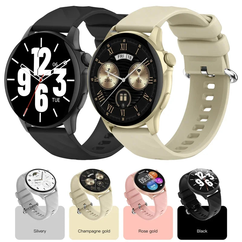 2024 Popular Round Screen Smart Watch Latest Design for Men Women Health Sports Couple Watch reloj hombre Digital Watch