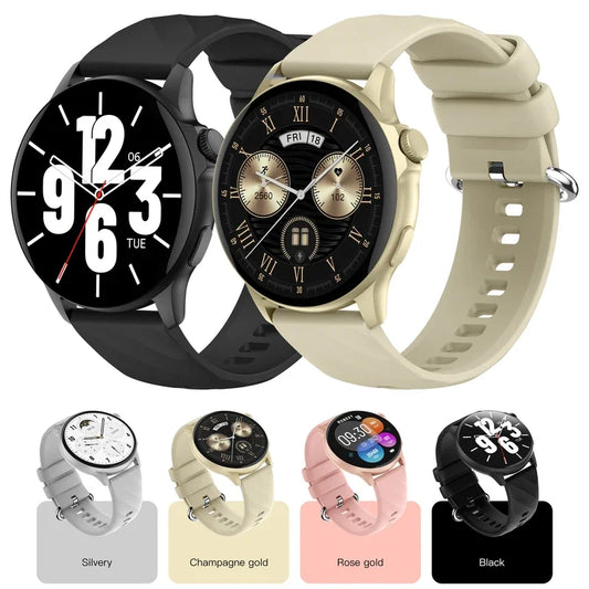 2024 Popular Round Screen Smart Watch Latest Design for Men Women Health Sports Couple Watch reloj hombre Digital Watch