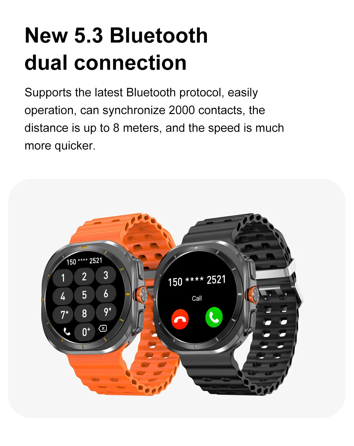 2024 DT Watch Ultra Smartwatch Man Woman 32GB Memory Compass Heart Rate Fitness Sport Smartwatch For ios Android Bluetooth Call