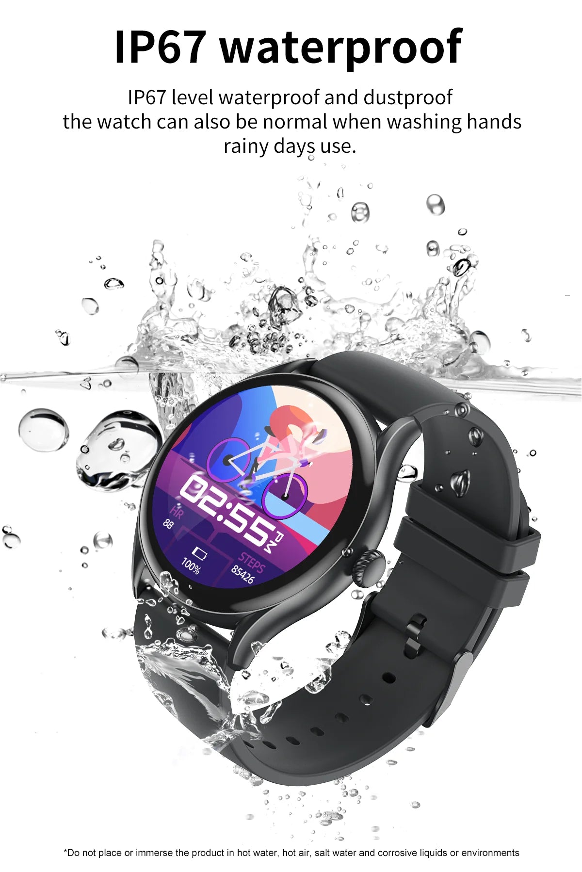 Aiweile AW19 Smart Watch Smartwatch Watch for Women 2024 Waterproof Sports Fitness Bluetooth Call Health Fitness Tracking wrist