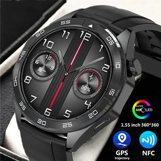 2024 New Watch 1.55 inch 360 * 360 high-definition screen Bluetooth call NFC IP67 waterproof men and women couple smartwatch