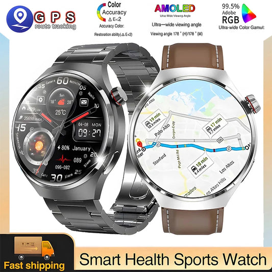 2024 New Original Watch4 Pro Smart Watch Men 360*360 AMOLED HD Screen Heart rate Bluetooth Call Heart Rate Waterproof SmartWatch