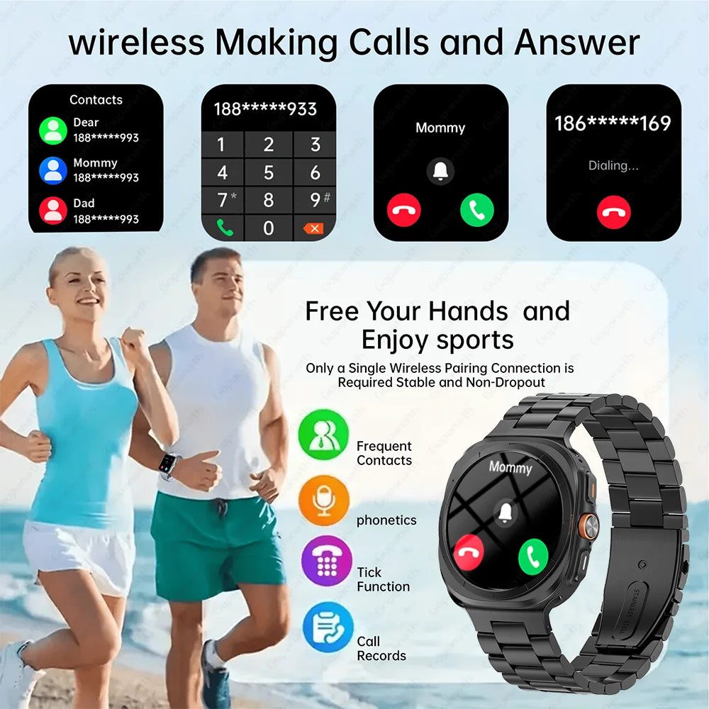 2024 Smart Watch For Samsung Galaxy Watch 7 Ultra Men Bluetooth Control Smartwatch Health Tracker BT Calls 240*240 Smart Watches