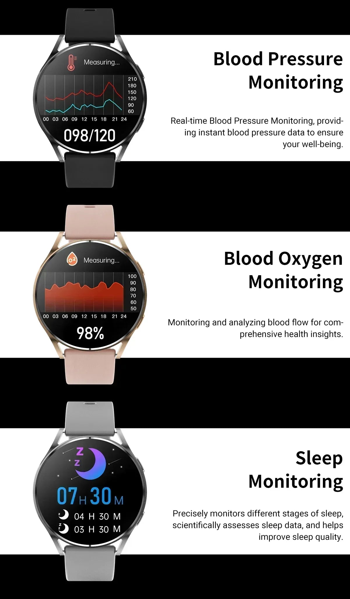 Zordai 2024 OD5 Pro New Smart Watch For Galaxy Watch 6 Bluetooth Call IP68 Waterproof NFC Sport Fitness Smartwatch For Women Men