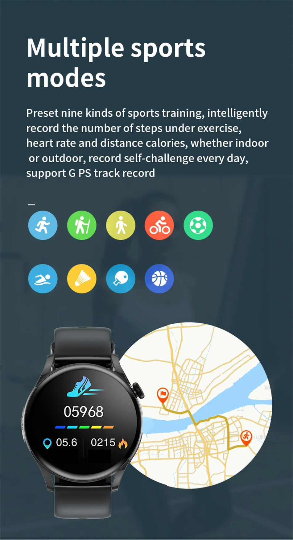 2024 New Bluetooth Call Smart Watch Men Full Touch Sport Fitness Watches Men Waterproof Heart Rate Smartwatch Man Android IOS