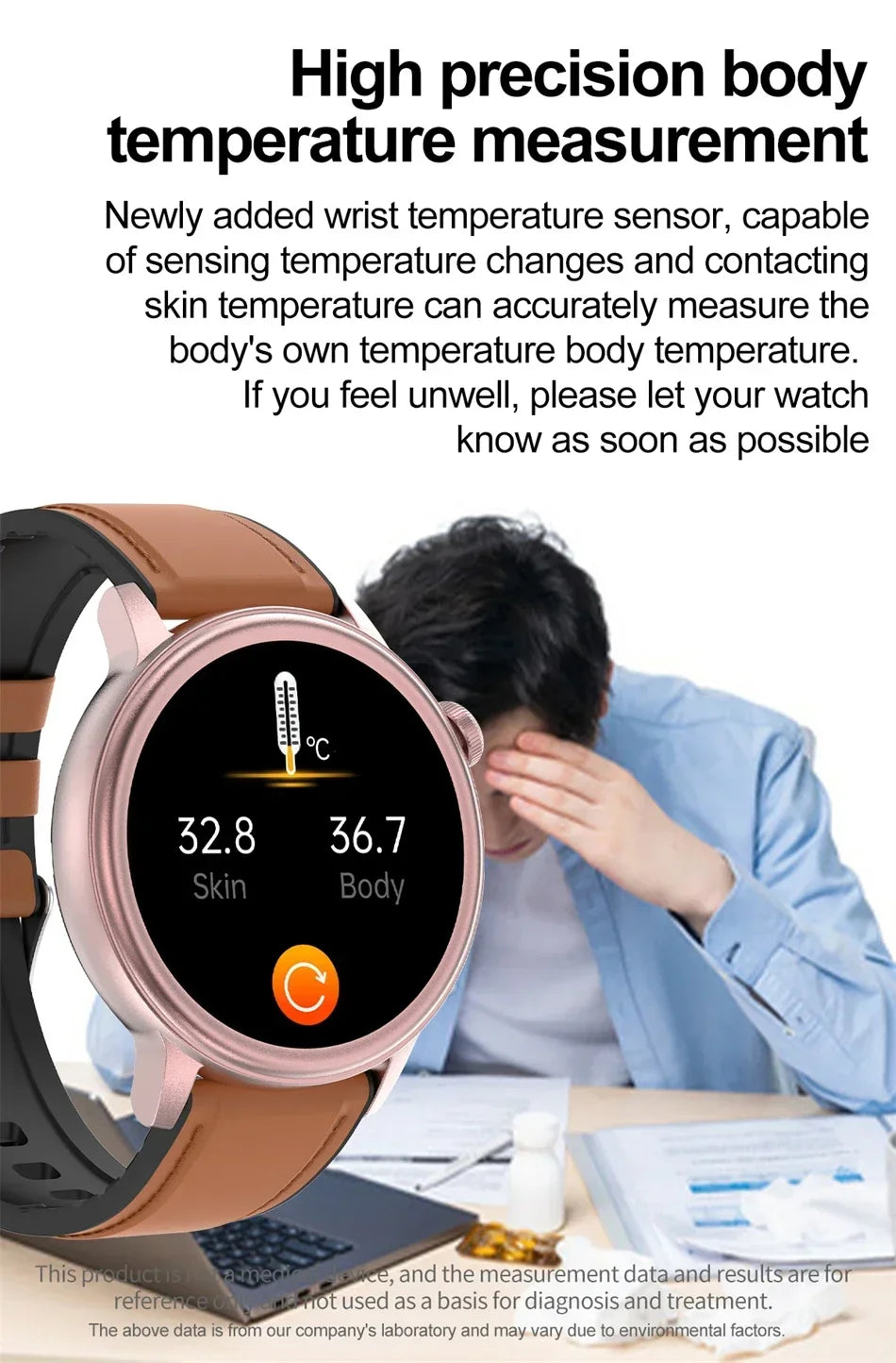 For Xiaomi Bluetooth Call Smartwatch for men women ECG+PPG+HRV Health Watch Blood Sugar Lipid Uric Acid Sport Smart Watches 2024