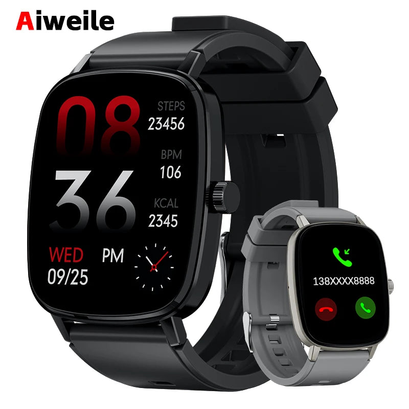 Newest Aiweile AW63 Smart Watch Men 2024 High-end Men's Smartwatch Bluetooth Call Sports Fitness Wristwatch for Android IOS fit﻿