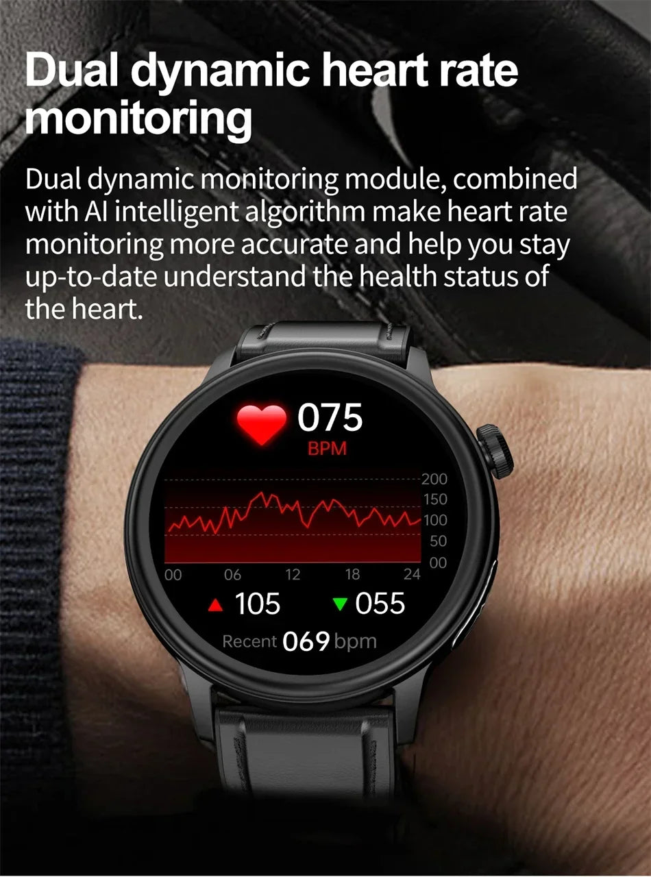 For Xiaomi Bluetooth Call Smartwatch for men women ECG+PPG+HRV Health Watch Blood Sugar Lipid Uric Acid Sport Smart Watches 2024