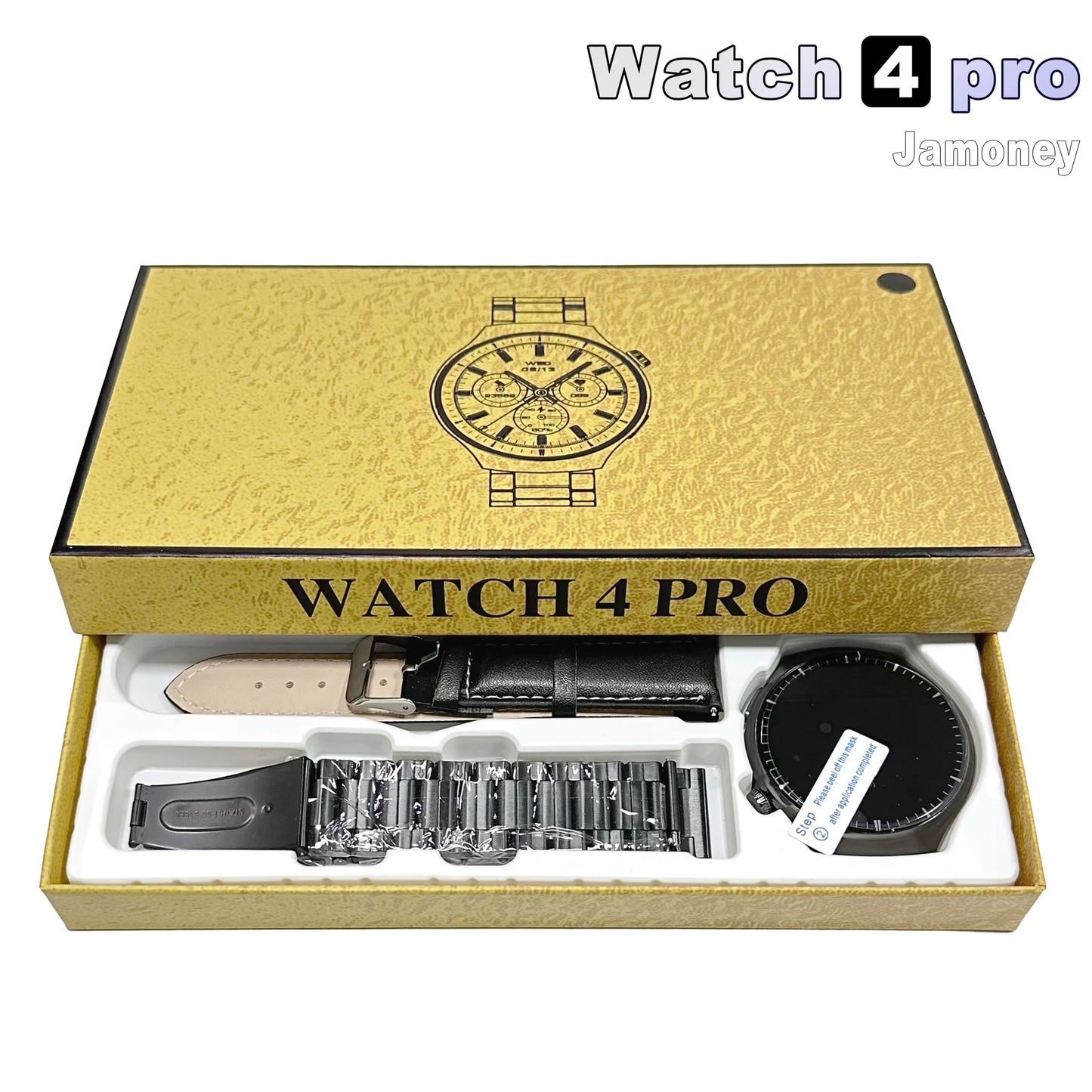 Watch 4 Pro smart watch for men women gift 2024 New in Sport smartwatch ultimate design Bluetooth phone call wristwatch GPS band