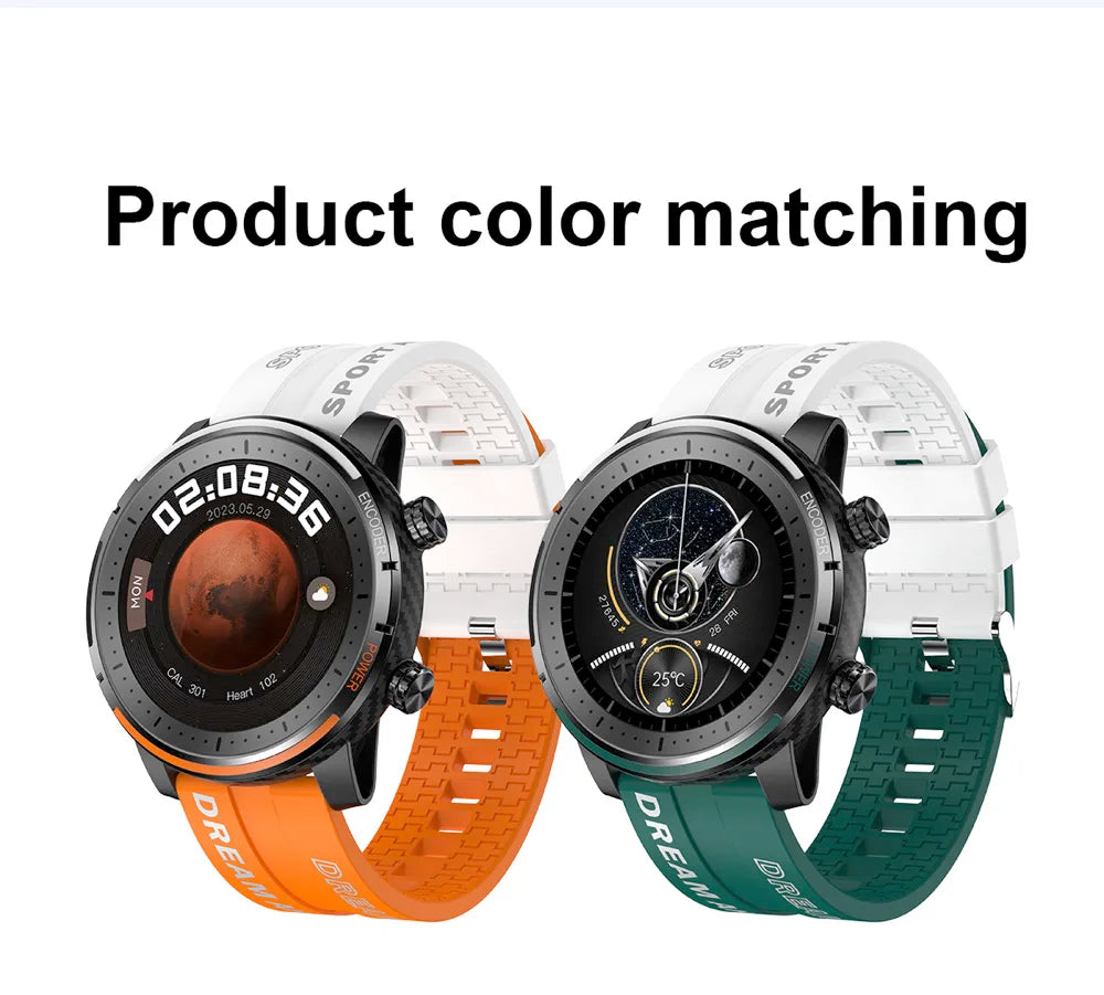 2024 New Watch Men Smart Watch Men Waterproof Watches Sport Fitness Smartwatch Men for TCL 30 V 5G Meizu Pro 6s Oppo Reno7 5G