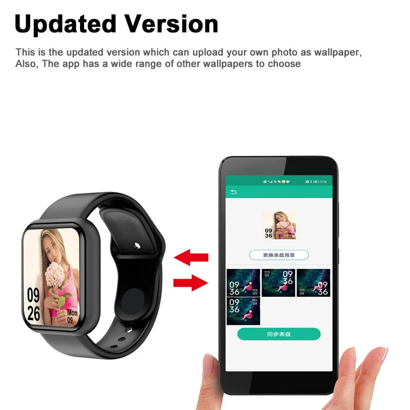 Pro Smart Watch Bluetooth Fitness Tracker Sports Watch Heart Rate Monitor Blood Pressure Smart Bracelet for Android IOS