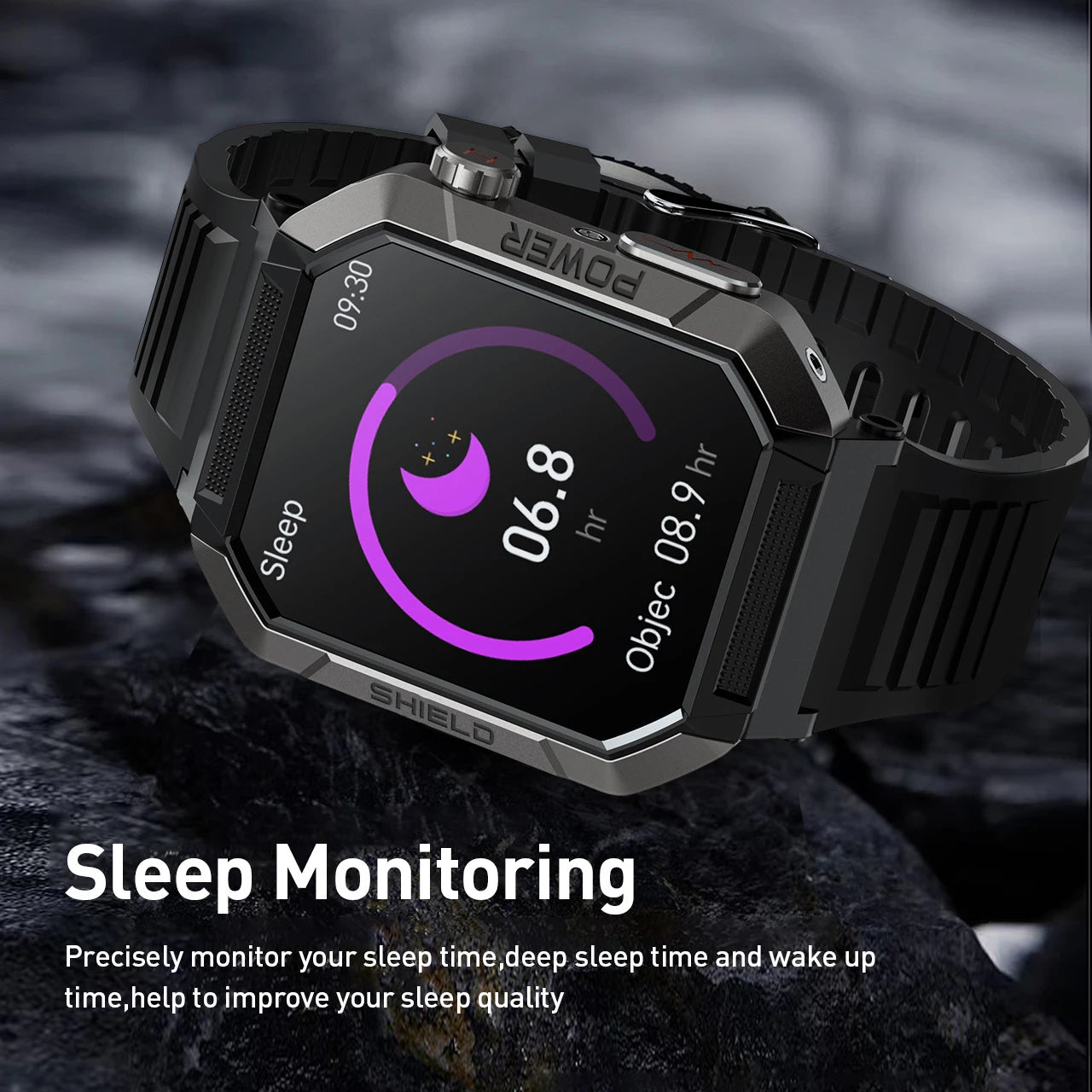 2024 New Men Smart Watch Sports Waterproof Smartwatches Heart Rate Blood Pressure Temperature Monitoring Smart Watches for Men's