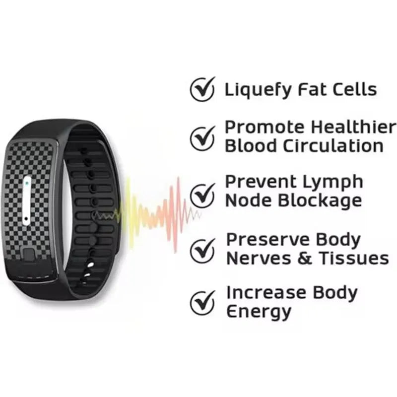 M30 Practical Ultrasonic Body Shape Wristband Smart Magnetic Lymphatic Detox Bracelet Heart Rate Fitness Pedometer Wristbands