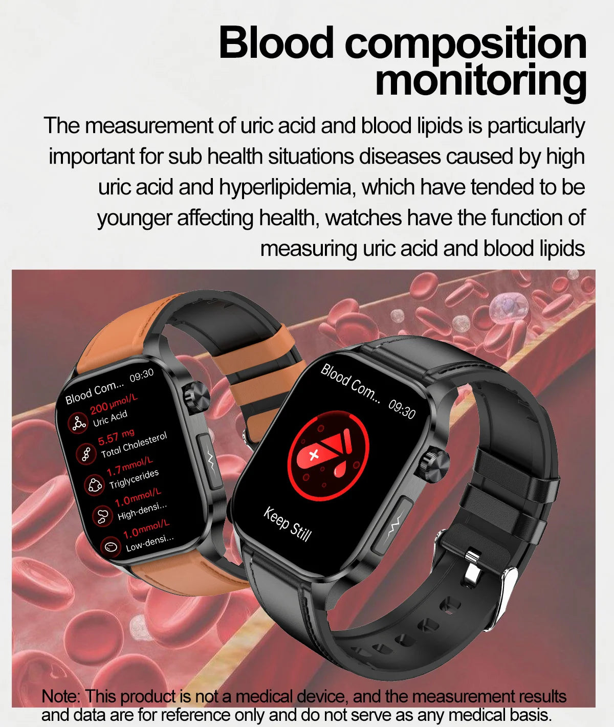 Amoled Ecg Smart Watch Men for Android Xiaomi Ios Watches Blood Glucose Lipid Pressure Sport Health Call Smartwatch 2024 Women