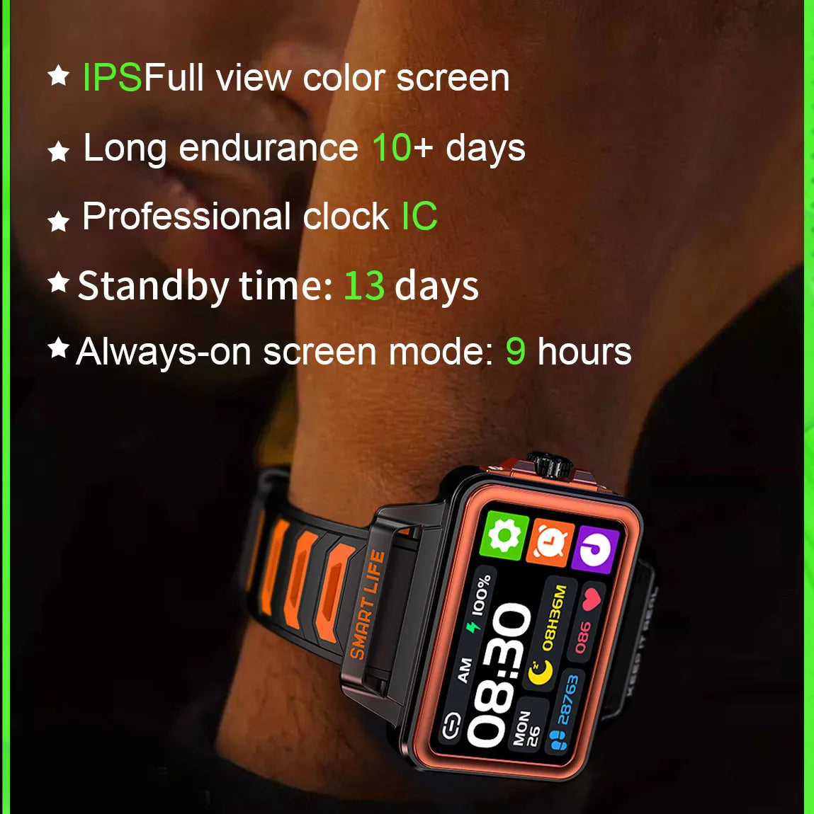 1.57in Smart Watch 2024 New Birthday Gift Sport Smart Watch Men Woman Waterproof Information Push Smart Bracelet For Android IOS