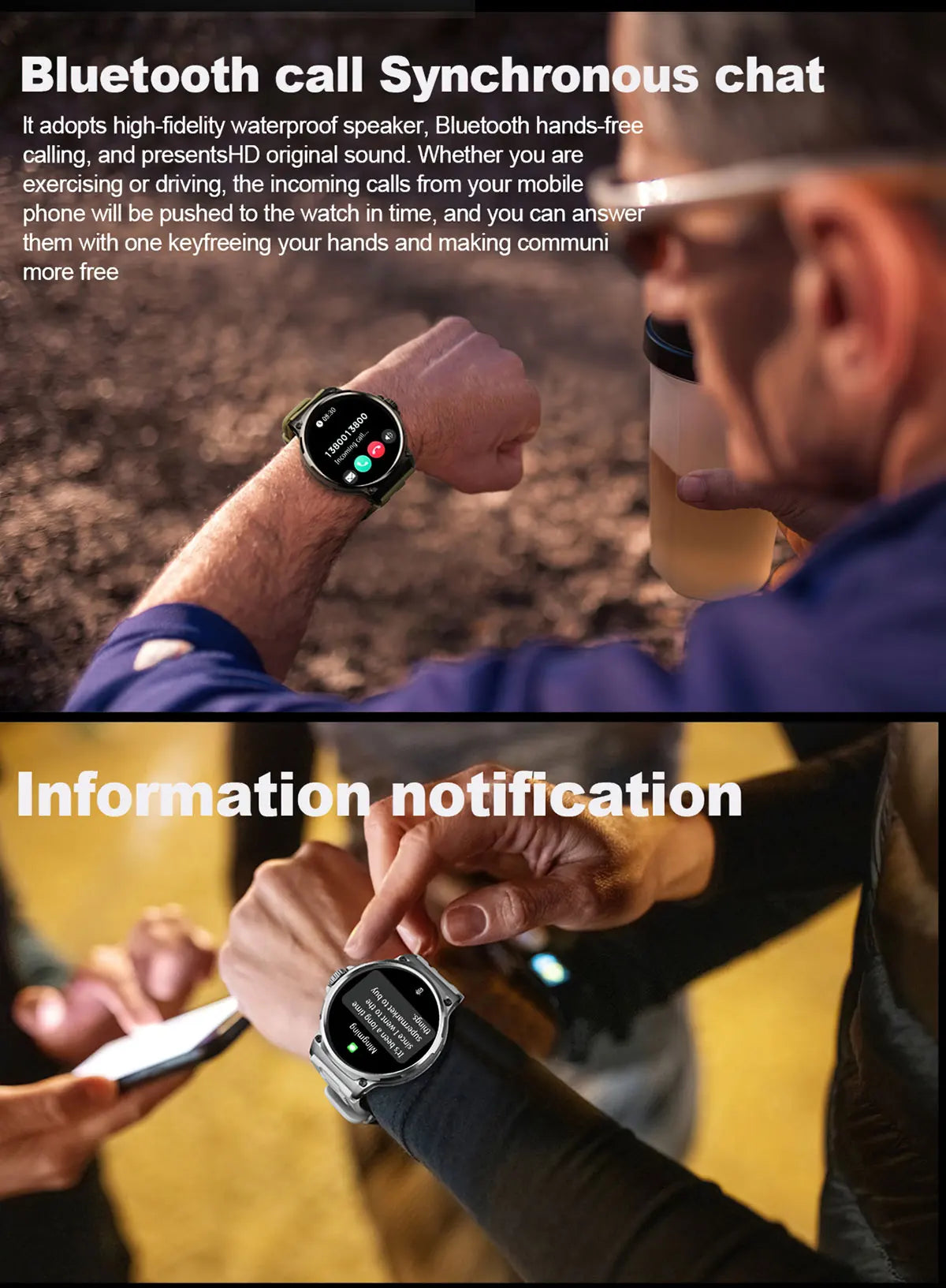 2024 New 1.85 ‘’ HD Bluetooth Call Smart Watch Men GPS Sports Tracker Health Detection 710mAh Smartwatch for Xiaomi Android IOS