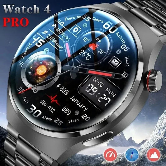 2024 Men Original For Huawei GT4 Series Smartwatch GPS Sports Track Heart Rate Blood Pressure Fitness Waterproof Smart Watch Men