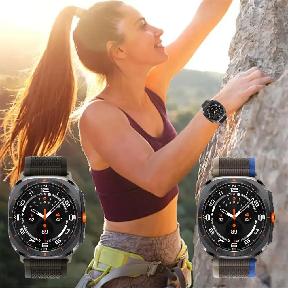 Trail Loop Strap for Samsung Galaxy Watch Ultra Adjustable Bracelet Breathable Wristband for Galaxy Watch 7 Ultra 47mm Band Belt