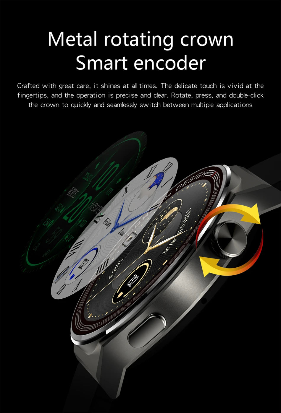 2024 AMOLED HD Screen fashion Men Watch Bluetooth Call Business Smartwatch Sports  380mAh Large Battery Capacity Multiple dial