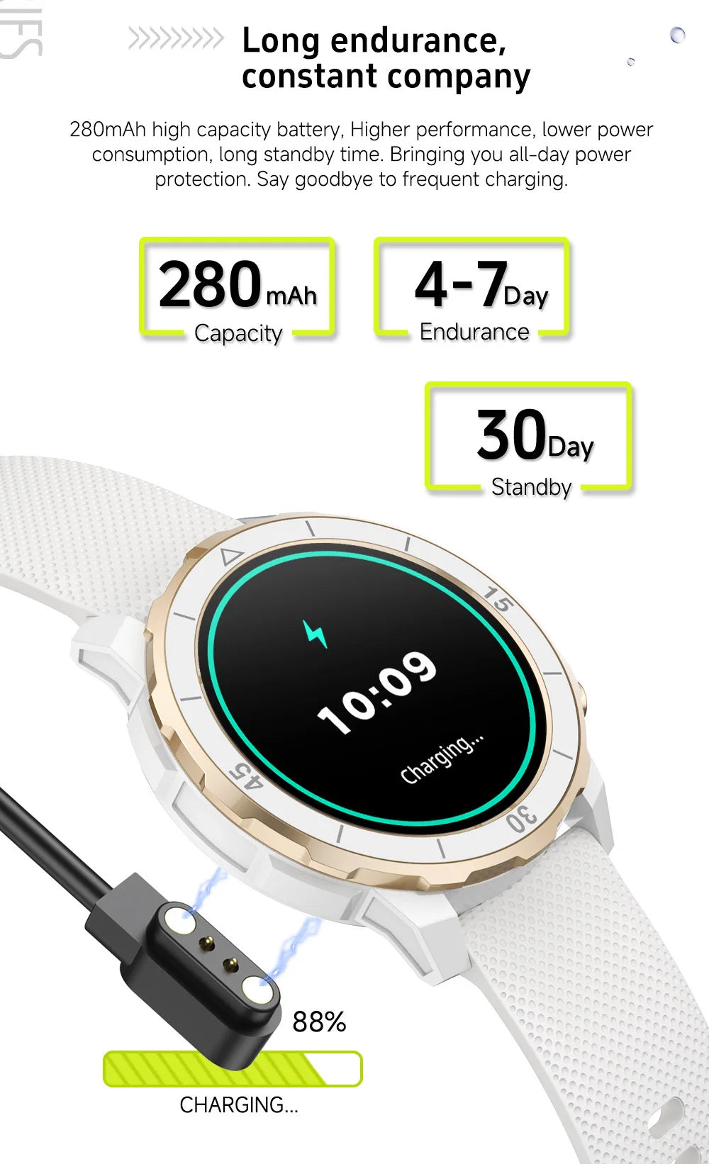 1.27" Men Women Sport Fitness Blue Tooth Call Smart Watch IP68 Waterproof Music Heart Rate Blood Pressure Health 2024 Smartwatch