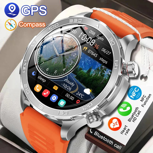 Smart Watch Men 2024 New Outdoor Sports Watches Waterproof Fitness 24-hour Heartrate Blood Oxygen Monitor Smartwatch For Xiaomi