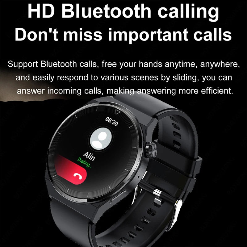 2024 New Smart Watches Men GT3 Pro 390*390 HD Full Screen Touch Bluetooth Call IP68 Waterproof NFC SmartWatch For Huawei Xiaomi