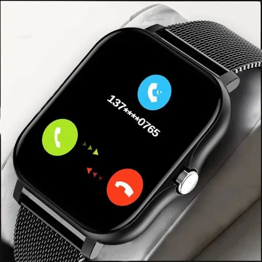 2024 New Bluetooth Answer Call Smart Watch Men 1.69" Full Touch Dial Call Fitness Tracker IP67 Waterproof Smartwatch Man Women