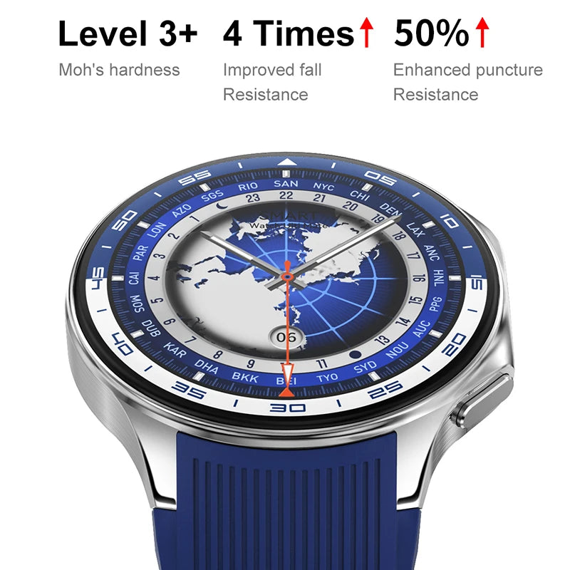 2024 New For HUAWEI Watch HighEnd Business Watch 4GB Memory HD Bluetooth Call Smartwatch Men Sports Fitness Waterproof TWS Watch