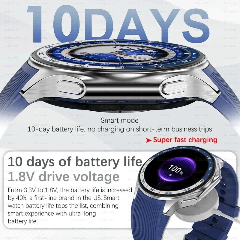 2024 New For OPPO Watch X Smart Watch Men 4G Memory MP4 Music Video 3D Bluetooth Call SmartWatches For HUAWEI IOS TWS Earphones