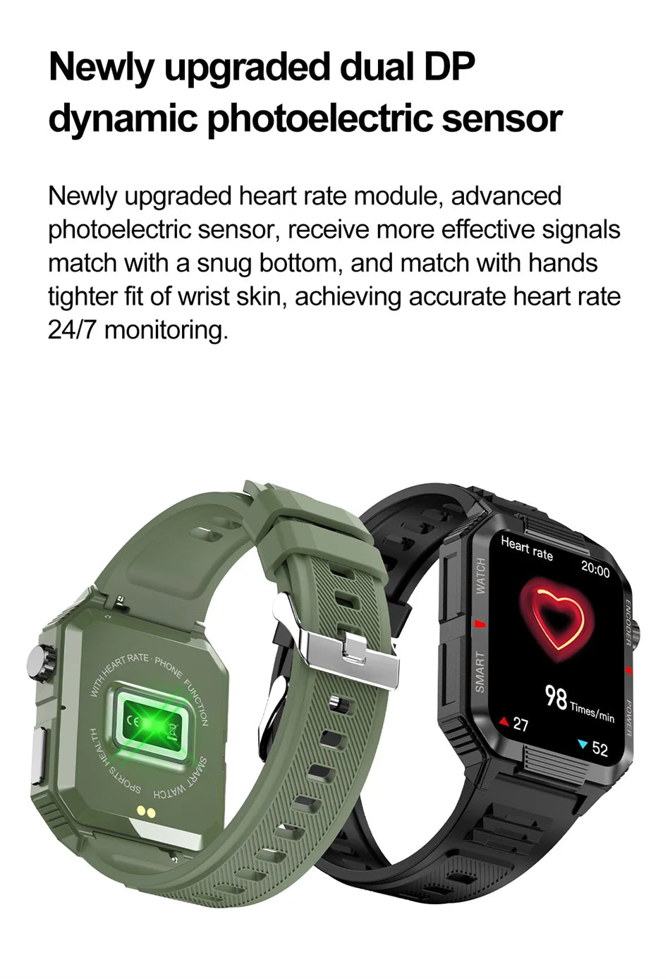 2024 New Rugged Military NFC Smart Watch Men AMOLED HD Screen Heart Rate Bluetooth Call Waterproof Outdoor SmartWatch For Xiaomi