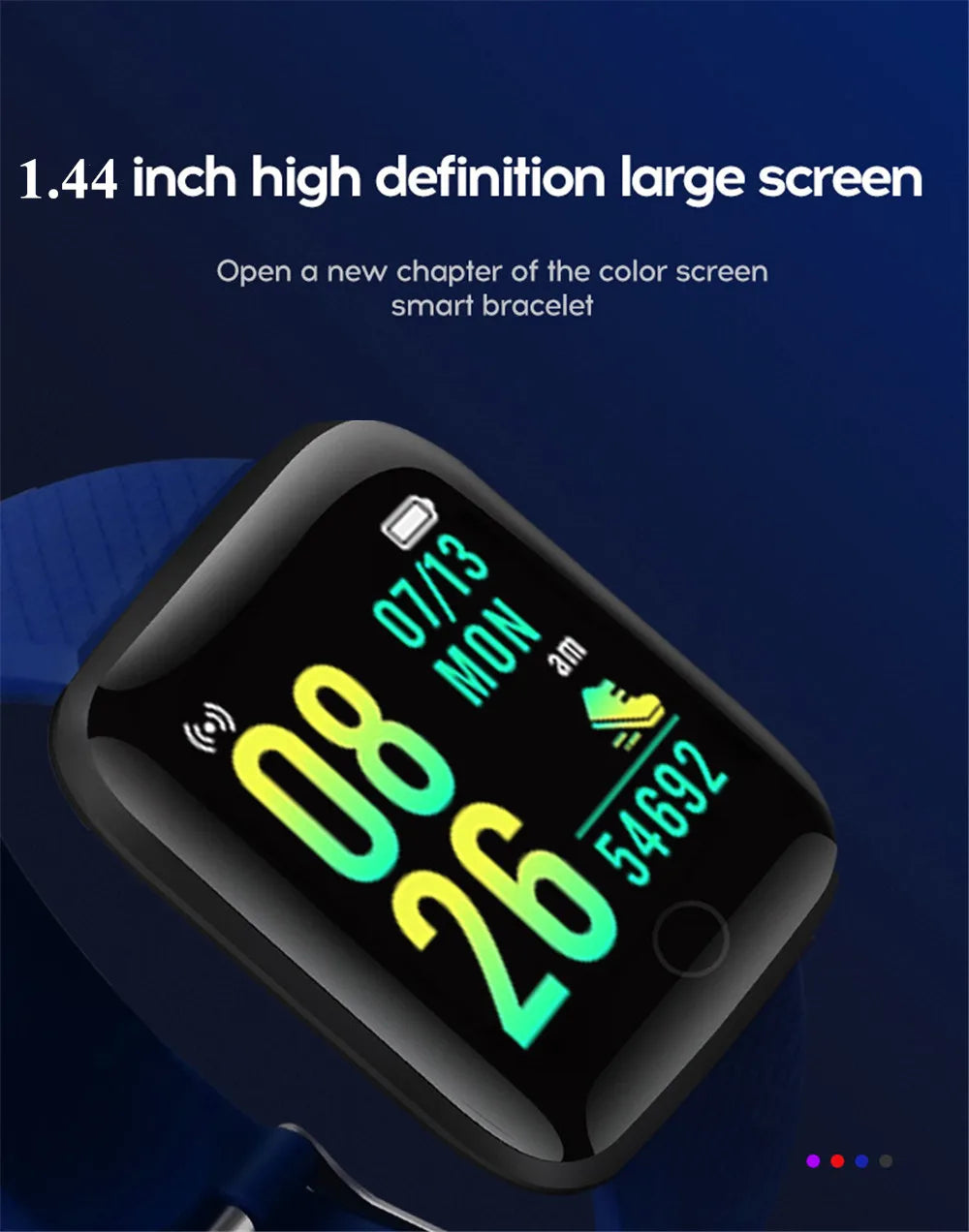 Smart Watch Men Women Sport Waterproof Smartwatch For Android IOS Smart Clock Health Heart Rate Monitor Message Call Reminder