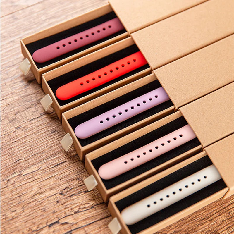 Slim Silicone Strap for Apple Watch 44mm Band 40 mm 45mm 38mm 40mm 49mm Bracelet iWatch Serie 8 7 6 5 SE 4 9 10 ultra 3 2 Correa