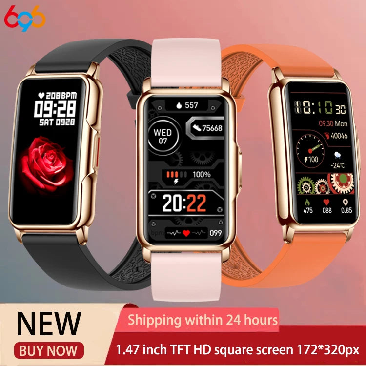 2024 New Sports Smart Watch Heart Rate True Blood Oxygen Monitor Full Touch Screen Watchband Waterproof Smartwatch For Men Women