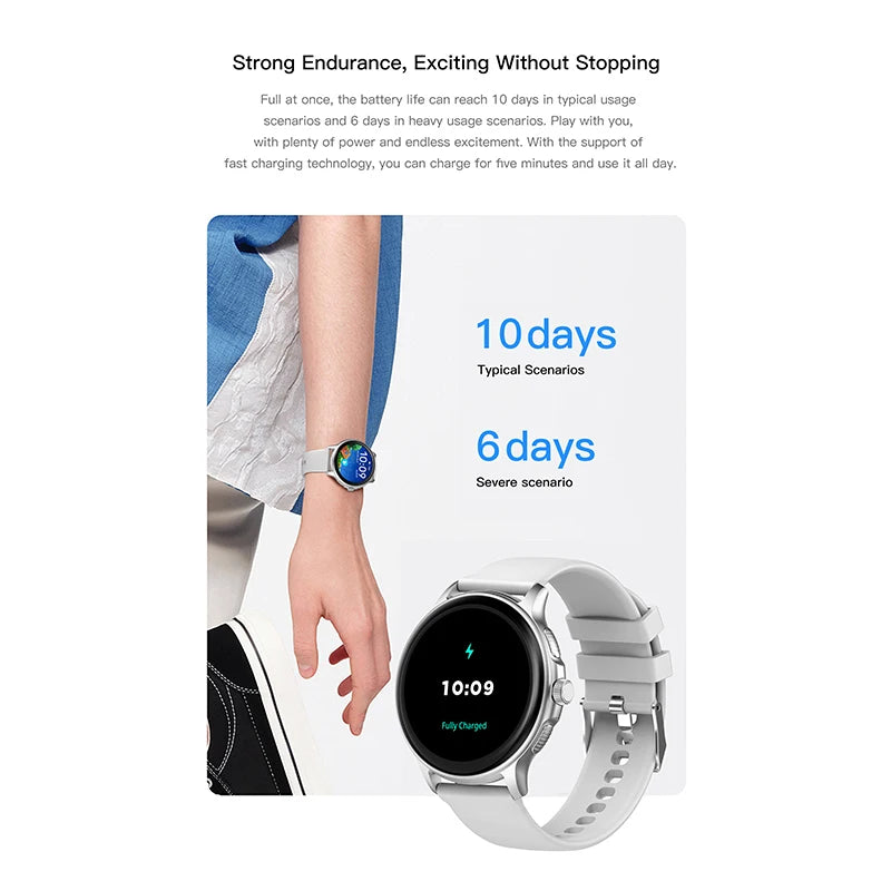 VALDUS VS35 PRO AMOLED Smartwatch For Man Woman Bluetooth Call IP68 Waterproof Sport Fitness Long Battery Life 2024 Smart Watch