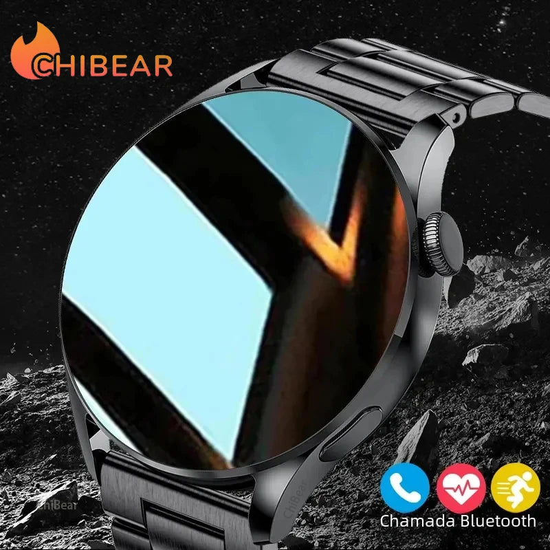 2024 New Bluetooth Call Smart Watch Men Full Touch Sport Fitness Watches Men Waterproof Heart Rate Smartwatch Man Android IOS